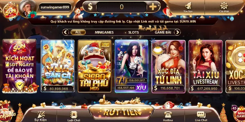 Các lợi thế nổi bật của cổng game Sunwin